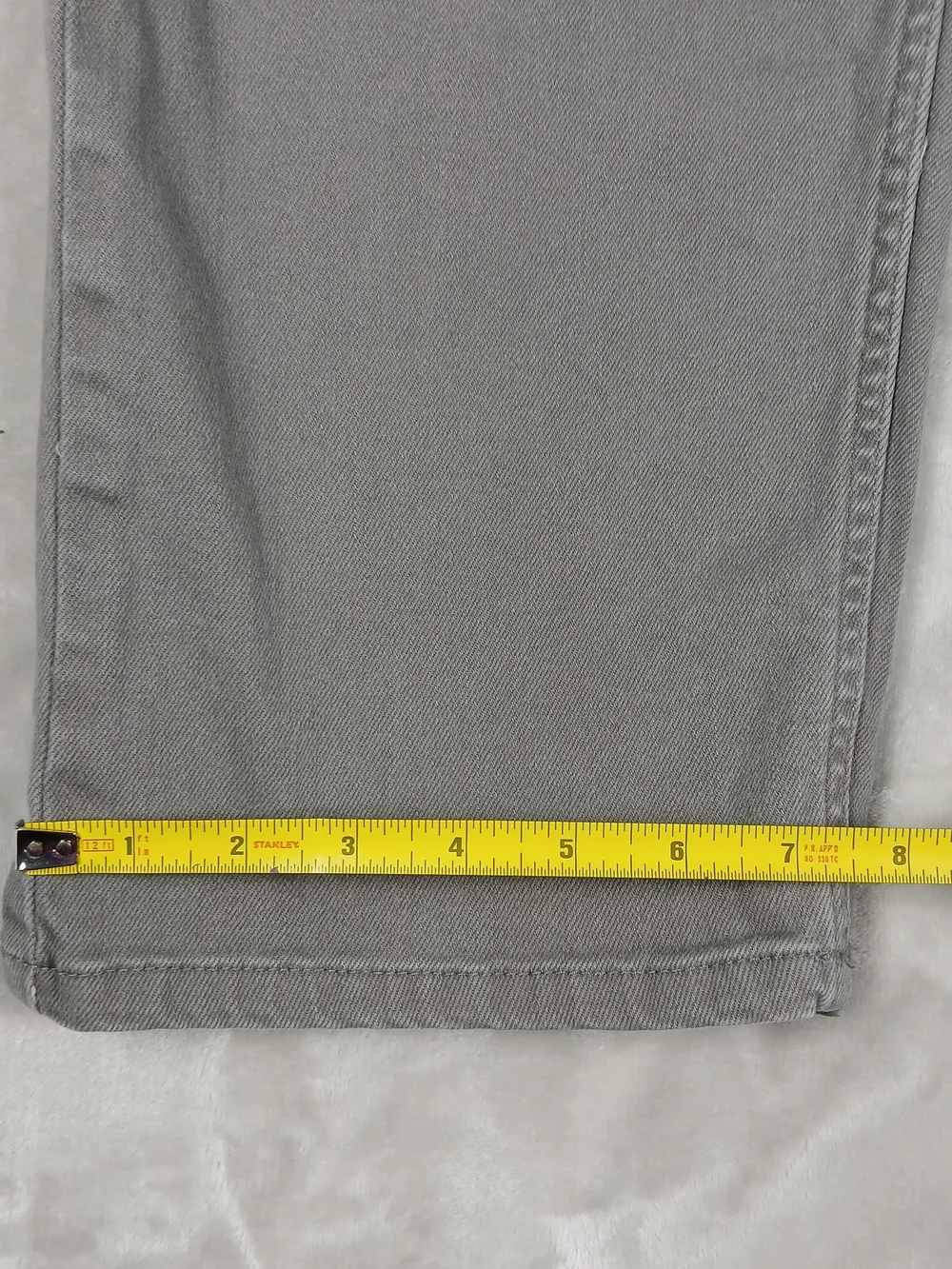Wrangler Jeans 36x28 Men's Tagged 36x30 Relaxed Fit Gray Denim